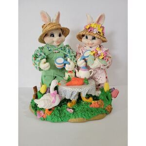 Spring Bunnies Easter Bunny Collectables figurines